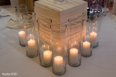 Candle decor details for the Indian wedding Candle decor details for the Indian wedding