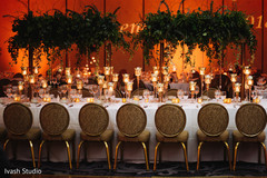 Stunning Indian wedding reception table setup. Stunning Indian wedding reception table setup.