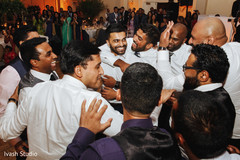 Upbeat Indian wedding reception party capture. Upbeat Indian wedding reception party capture.