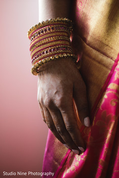 Marvelous Indian bridal bangles closeup capture. Marvelous Indian bridal bangles closeup capture.
