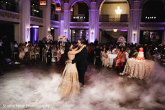 Dreamy Indian wedding reception dance. Dreamy Indian wedding reception dance.