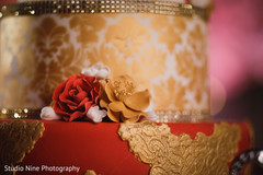 Closeup capture of Indian wedding cake flowers decor. Closeup capture of Indian wedding cake flowers decor.