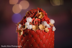 Magnificent Indian wedding cake flowers topper. Magnificent Indian wedding cake flowers topper.