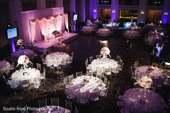 Magnificent Indian wedding reception table setup. Magnificent Indian wedding reception table setup.