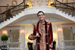Enchanting Indian groom ready to meet his bride. Enchanting Indian groom ready to meet his bride.