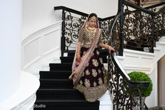 Sweet Indian bride about to meet the groom. Sweet Indian bride about to meet the groom.