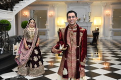Maharani surprising the groom. Maharani surprising the groom.