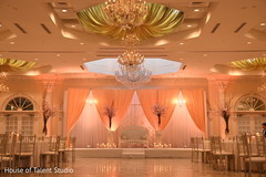 Enchanting Indian wedding reception stage decor. Enchanting Indian wedding reception stage decor.