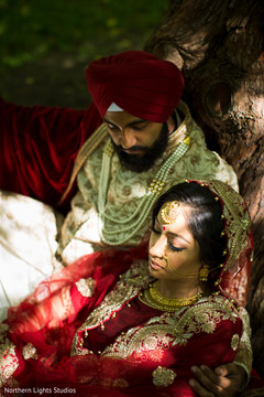 Dreamy Indian bride and groom's photo shoot. Dreamy Indian bride and groom's photo shoot.