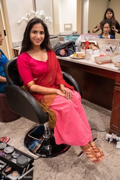 Lovely Indian bride getting ready capture. Lovely Indian bride getting ready capture.