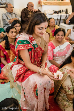 Enchanting Indian bride at her Haldi celebration. Enchanting Indian bride at her Haldi celebration.