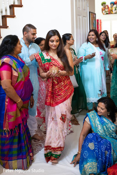 Maharani holding the coconut photo. Maharani holding the coconut photo.
