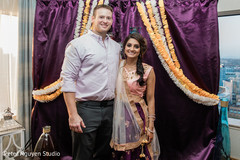 Indian couple at sangeet party photo. Indian couple at sangeet party photo.