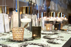 Marvelous Indian wedding candle decor. Marvelous Indian wedding candle decor.