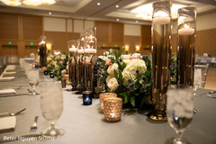 Spectacular indian wedding reception table decor. Spectacular indian wedding reception table decor.