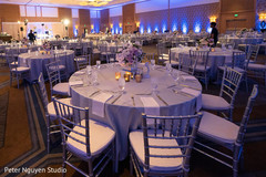 Magnificent Indian wedding reception table setup. Magnificent Indian wedding reception table setup.
