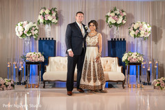 Ravishing indian couple's wedding reception attire Ravishing indian couple's wedding reception attire