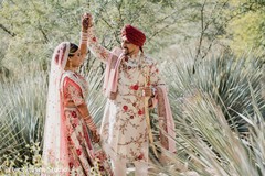 Indian lovebirds magical first look photo. Indian lovebirds magical first look photo.