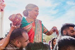 Enchanting Indian bride at baraat capture. Enchanting Indian bride at baraat capture.