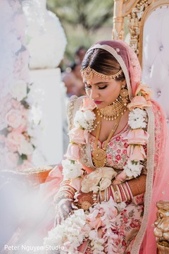 Incredible capture of Indian bride at her ceremony. Incredible capture of Indian bride at her ceremony.
