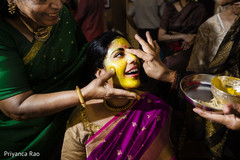 Beautiful Maharani during the pre wedding rituals Beautiful Maharani during the pre wedding rituals
