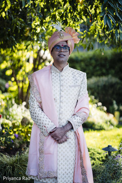 Portrait of Indian groom outdoors Portrait of Indian groom outdoors