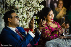 Scenes from the Indian wedding reception Scenes from the Indian wedding reception