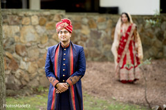 Indian groom waiting for bride. Indian groom waiting for bride.