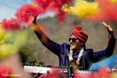 Charming Indian groom at his baraat celebration. Charming Indian groom at his baraat celebration.
