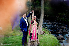 Indian bride and groom dreamy photo shoot. Indian bride and groom dreamy photo shoot.