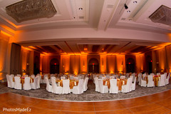 Magnificent Indian wedding reception table and lights decor. Magnificent Indian wedding reception table and lights decor.