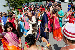 Cheerful Indian baraat procession capture. Cheerful Indian baraat procession capture.