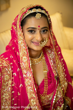 Portrait of beautiful Maharani prior to the ceremony Portrait of beautiful Maharani prior to the ceremony