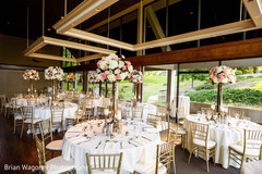 Overview of the Indian wedding reception venue Overview of the Indian wedding reception venue