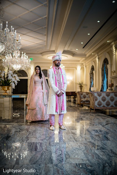 Sweet Indian bride about to meet the groom. Sweet Indian bride about to meet the groom.