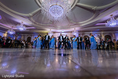 Colorful wedding Indian bride and grooms dancing. Colorful wedding Indian bride and grooms dancing.
