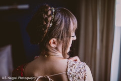 Stylish Indian bridal hair capture. Stylish Indian bridal hair capture.