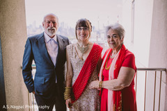 Lovely Indian bride with parents portrait. Lovely Indian bride with parents portrait.