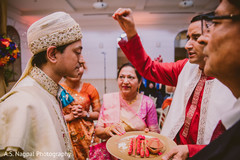Indian groom during the baraat rituals. Indian groom during the baraat rituals.