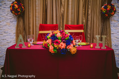 Indian wedding table for the Indian couple. Indian wedding table for the Indian couple.