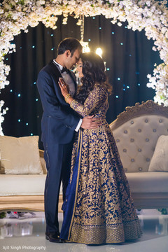 Amazing portrait of Indian bride and groom Amazing portrait of Indian bride and groom