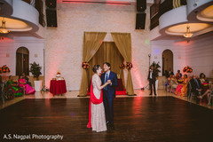 Indian couple romantic first dance. Indian couple romantic first dance.