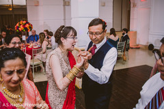 Indian bride dancing with relative. Indian bride dancing with relative.