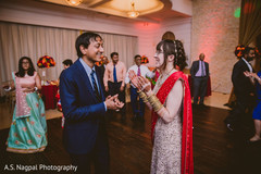 Lovely Indian couple at their reception dance. Lovely Indian couple at their reception dance.
