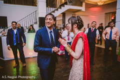 Joyful Indian wedding reception party. Joyful Indian wedding reception party.