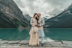 Raja kissing the Indian bride by the lake Raja kissing the Indian bride by the lake
