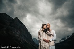 Indian bride and groom sharing a great time Indian bride and groom sharing a great time