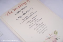 Details of the beautiful invitations of the ceremony Details of the beautiful invitations of the ceremony