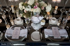 Floral arrangement details for the reception Floral arrangement details for the reception