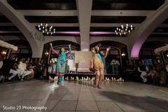 Special guests performing a choreography at the reception Special guests performing a choreography at the reception